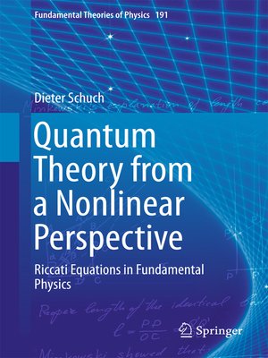 cover image of Quantum Theory from a Nonlinear Perspective